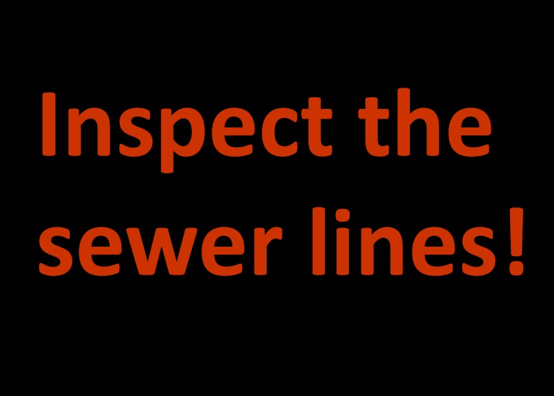 inspect sewer lines when buying a home trinity plumbing